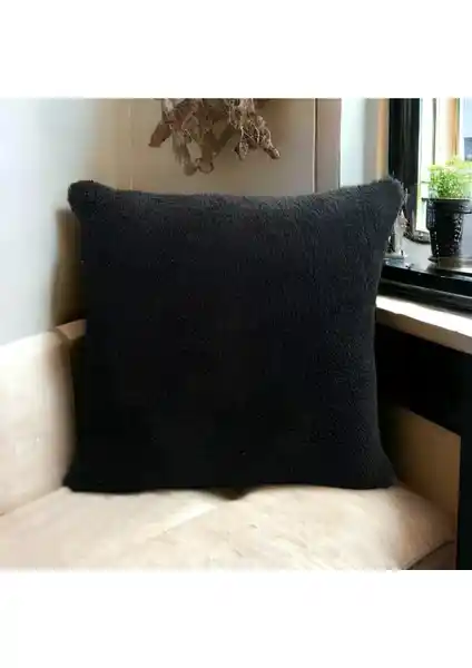 Sk Home Çift Taraflı Kuzu Peluş Teddy Puffy Polar Kırlent Kılıfı Ev Dekorasyonu İçin Şık ve Dayanıklı