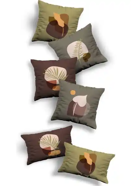 Sk Home Özel Tasarım Premium Dekoratif Kırlent Kılıfı Seti Modern ve Şık Ev Dekorasyonu İçin Uygun