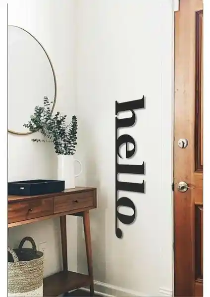 Softclass Numa Concept Hello Yazısı ile Modern ve Şık Duvar Dekorasyonu Nasıl Yapılır