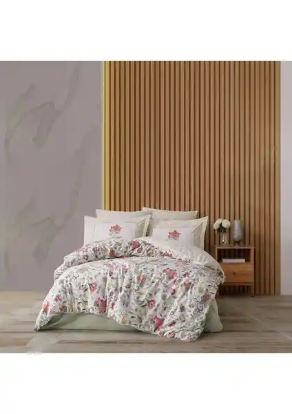 Soley Leticia %100 Pamuklu Çift Kişilik Nevresim Takımı ile Konfor ve Şıklık