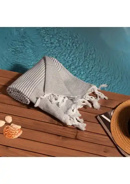 Soley Stripe Peştemal: Doğal Pamuk, Yüksek Emicilik ve Şık Tasarım Özellikleriyle