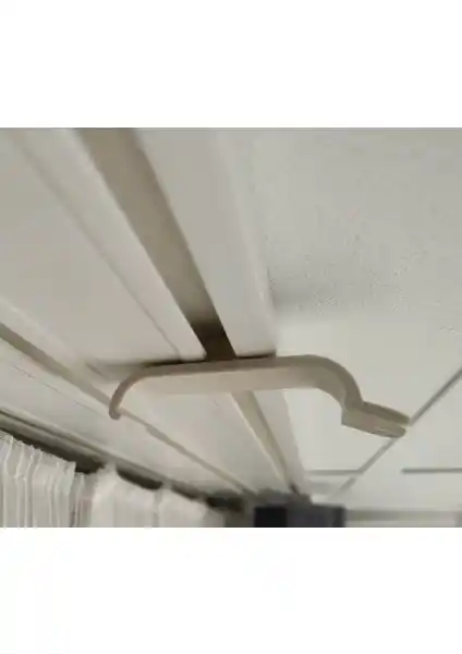 Story Perde Zebra Perde Korniş Pratik Takma Aparatı ile Kolay ve Estetik Perde Montajı