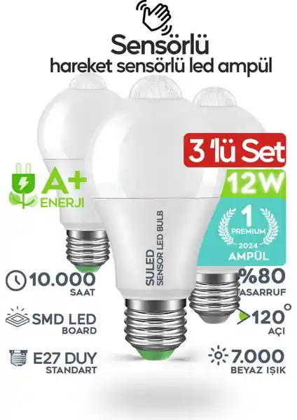 Suled Hareket Sensörlü LED Lambası: Enerji Tasarrufu ve Pratik Kullanım Sağlayan Modern Aydınlatma Çözümü