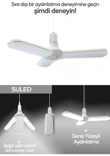 Suled Pervane Ampül: Enerji Tasarrufu Sağlayan Modern ve Tasarımlı LED Aydınlatma Çözümü