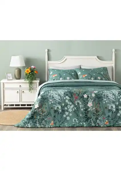 Sweet Spring Dijital Baskılı Çift Kişilik Nevresim Takımı - Estetik ve Dayanıklı Tasarım