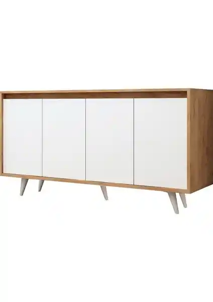 T Designo Star Konsol Safir Meşe ve Beyaz Renk Seçenekleriyle Modern Tasarım