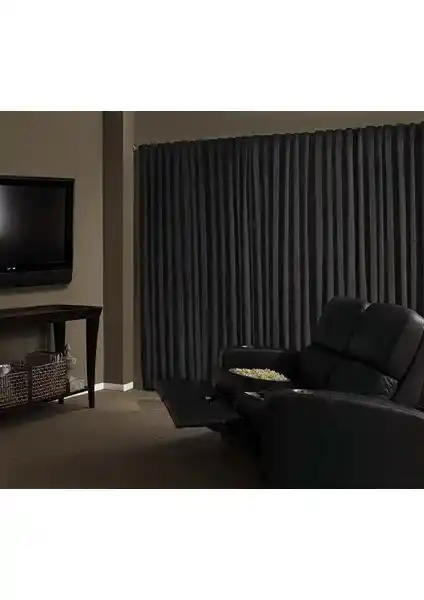 Taç Blackout Karartma Perde Siyah 125 x 270 cm yüksek performans ve şıklık sunar
