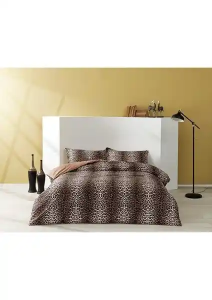 Taç Leopard Kahve Çift Kişilik Pamuk Saten Nevresim Takımı Özellikleri ve Kullanım Avantajları