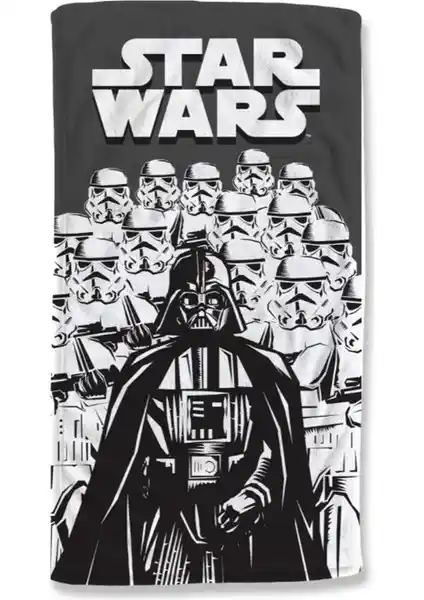 Taç Lisanslı Star Wars Plaj Havlusu 75x150 cm yüksek kaliteli ve renkli tasarım