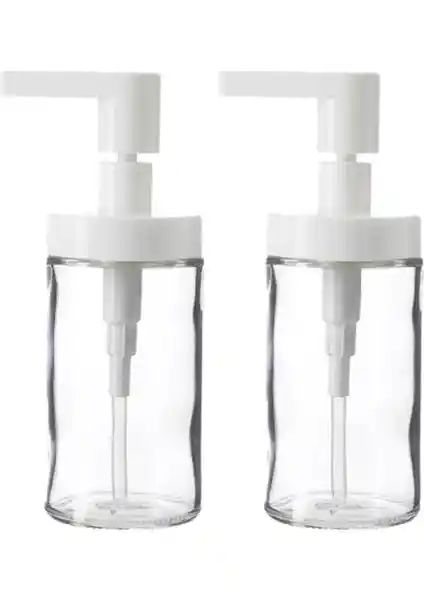 Tackan Sıvı Sabunluk Seti: Şeffaf Cam ve Estetik Tasarım ile Kullanım Kolaylığı