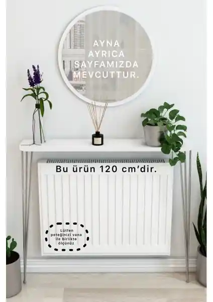 Talas Tozu Petek Üstü Çok Amaçlı Raf Dresuar 120 cm – Dayanıklı ve Şık Tasarım