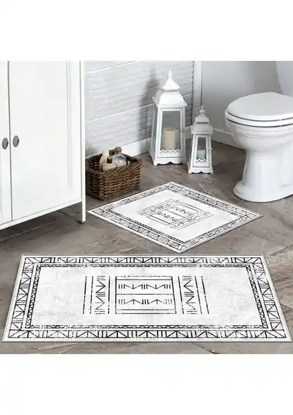 Talia Home Thalia Home Kaymaz Tabanlı Yıkanabilir Banyo Halısı Seti Ürün Özellikleri ve Kullanım Avantajları