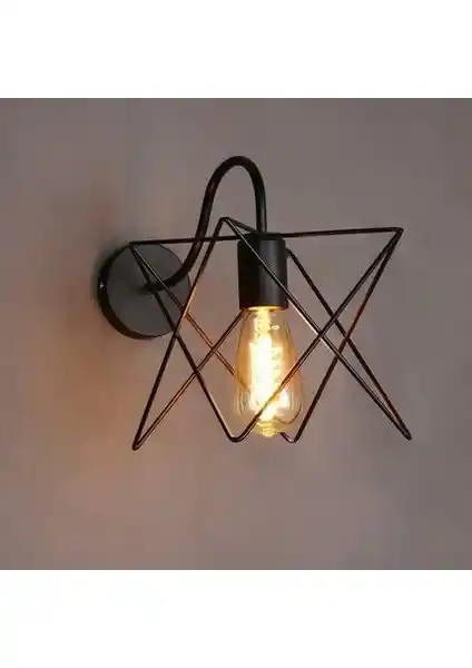 Talu Çarpık Modern Aplik Siyah: Şık ve Fonksiyonel İç Mekan Aydınlatması