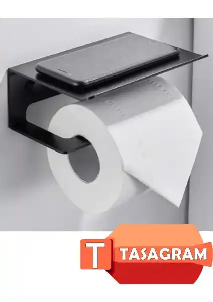 Tasagram Metal Banyo WC Kağıt Rulo Peçetelikleri Dayanıklı ve Estetik Tasarım