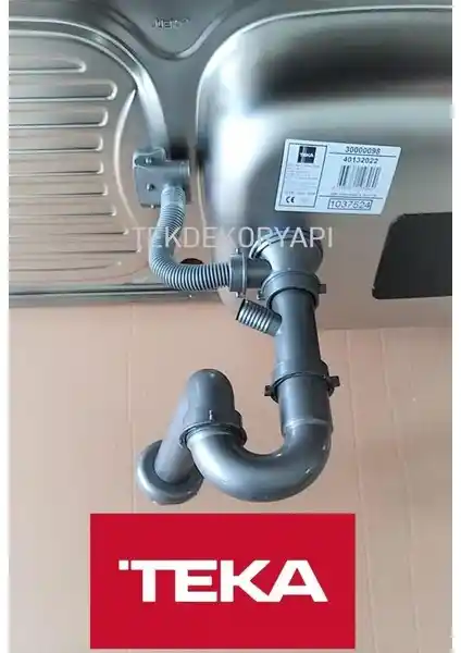 Teka TEKDEKOR EBM 45 – İnfant-od Uyumlu Mutfak Evye ve Sifon Takımı