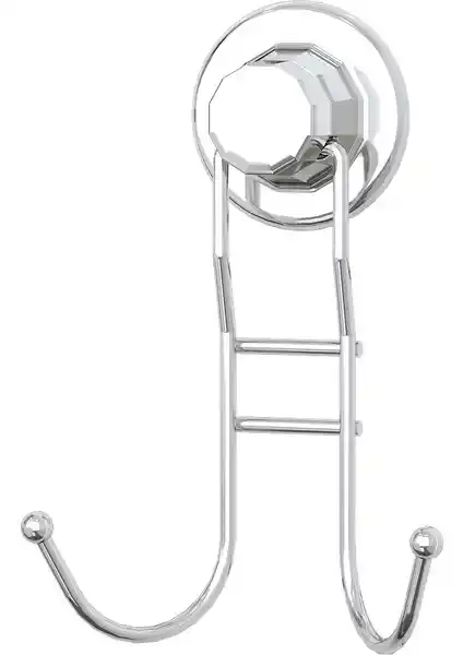 Tekno-tel Vakumlu 2'li Askı Krom Modern ve Güçlü Asma Çözümü