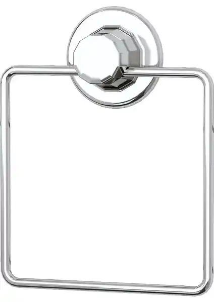 Tekno-tel Vakumlu Kare Havluluk Krom ile Modern ve Pratik Banyo Dekorasyonu