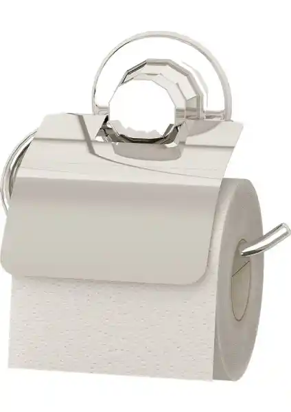 Teknotel Vakumlu Tuvalet Kağıtlık Modern ve Pratik Banyo Aksesuarı