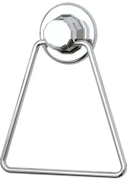 Teknotel Vakumlu Üçgen Havluluk Krom Kaplama Şık ve Dayanıklı Tasarım