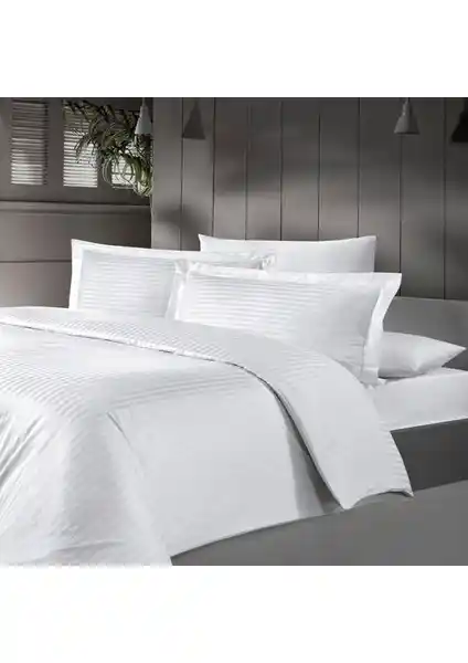 Tekstil Home Lüx Otel Serisi Çift Kişilik Nevresim Takımı Modern ve Şık Tasarım