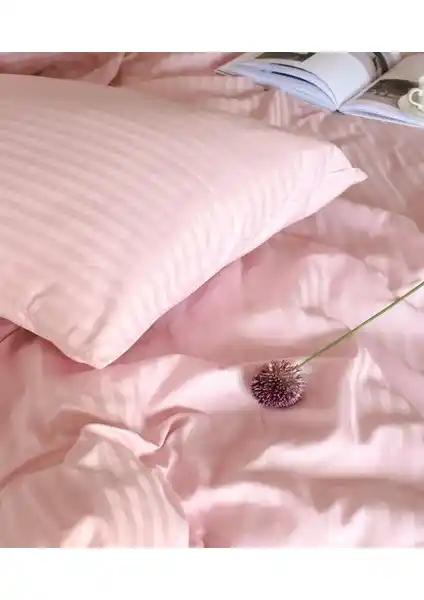 Tekstil Home Lüx Otel Serisi Çift Kişilik Pamuk Saten Nevresim Takımı