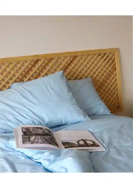 Tekstil Home Lüx Otel Serisi Çizgili Pamuk Saten Nevresim Takımı