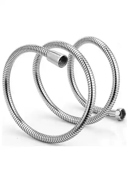 Tema Banyo Duş Hortumu Lüx Kromajlı Spiral Tasarım ve Uzun Ömürlü Kullanım İmkanı