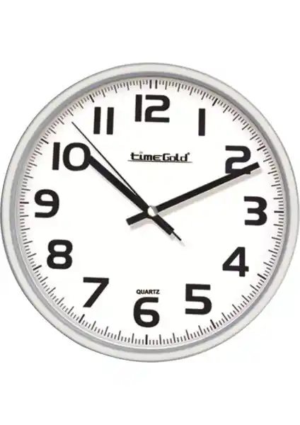 Time Gold Dune Duvar Saati 28cm Oval Çok Renkli Modern Dekoratif Tasarım