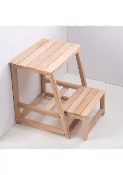 Tncn Mobilya Gürgen Ahşap Merdiven Basamak Tabureleri: Estetik ve Dayanıklılık Bir Arada