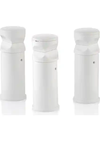 Toprak Beyaz 3'lü Havlupan Montaj Seti: Modern ve Pratik Banyo ve Mutfak Isıtıcı Çözümü