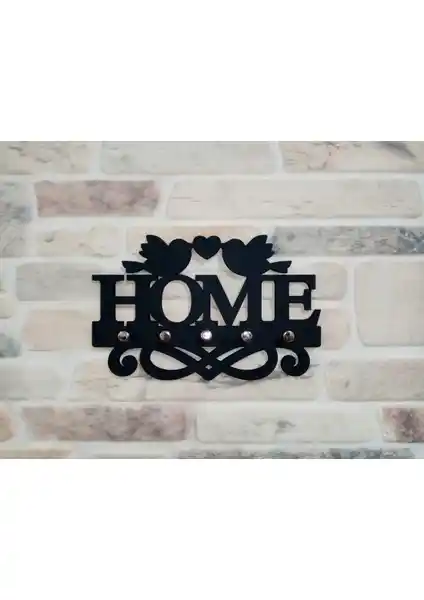 Toprak Lazer Kesim Ahşap Anahtarlık Askılığı Ev Dekorasyonunda Şıklık ve Fonksiyonellik