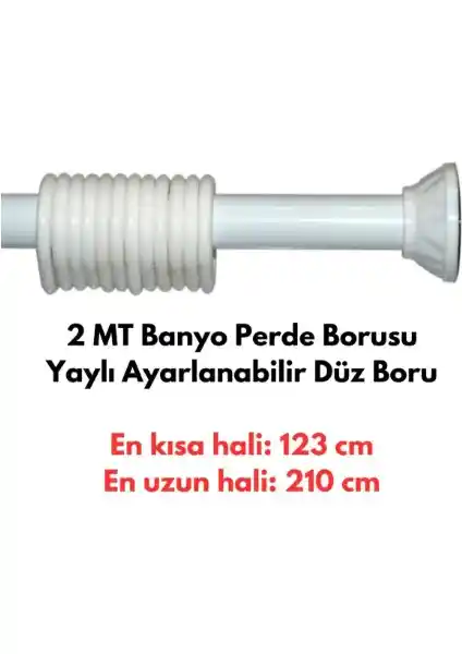 Tropik Home Banyo Duş Perde Borusu: Kolay Kurulum ve Esnek Kullanım Özellikleri