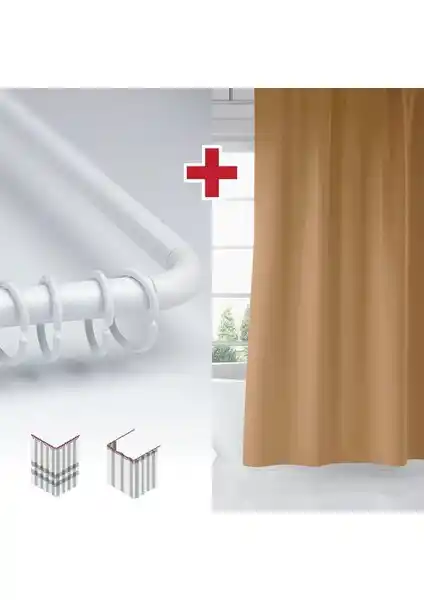 Tropik Home Bej Renk Banyo Perdesi: Şık ve Fonksiyonel Tasarım Özellikleri