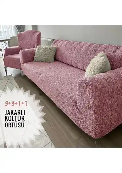 Tuchmall 3+3+1+1 Koltuk Örtüsü Takımı: Estetik ve Kullanışlı Koruma Çözümü