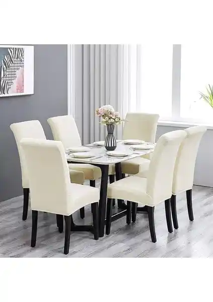 Tuchmall Sandalye Örtüsü 6'lı Paket Modern ve Dayanıklı Tasarım Ayrıntılı İnceleme