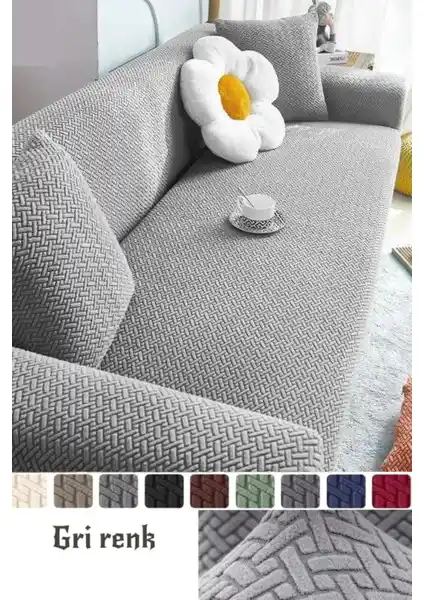 Tuchmall Tuğla Desen Koltuk Örtüsü: Estetik ve Dayanıklı Çözüm