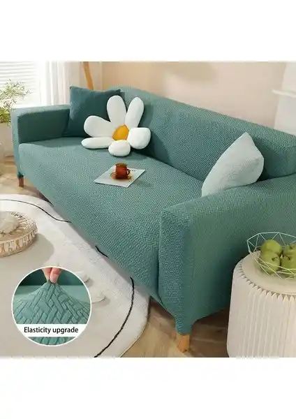 Tuchmall Tuğla Desen Koltuk Örtüsü Modern Tasarım ve Pratik Kullanım Özellikleriyle