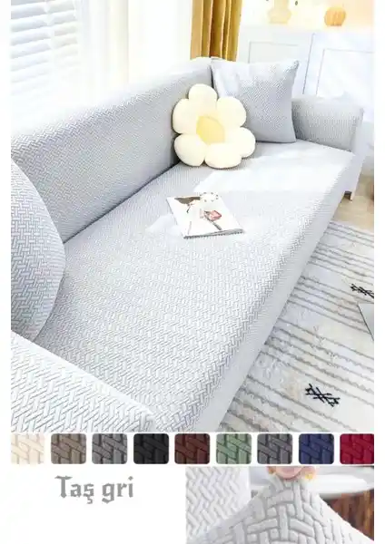 Tuchmall Tuğla Desen Koltuk Örtüsü: Modern ve Dayanıklı Tasarım Çözümü