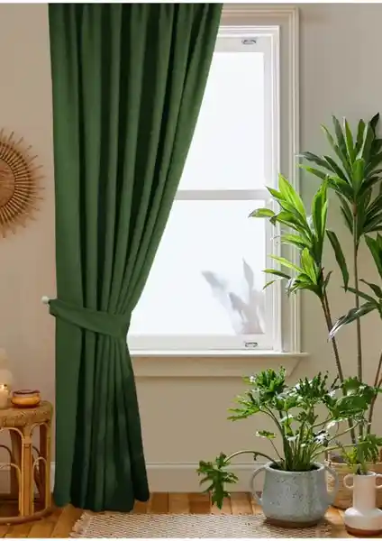 Tül Evi Kadife Dokulu Fon Perde: Modern ve Dayanıklı Ev Dekorasyonu Çözümü