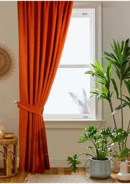 Tül Evi Kadife Dokulu Fon Perde: Şıklık ve Fonksiyonelliğin Modern Buluşması