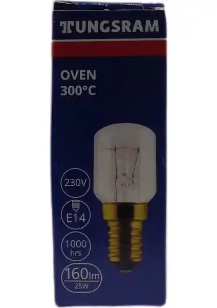 Tungsram 3'lü 25W E14 Fırın Ampulleri Güçlü ve Dayanıklı Aydınlatma Çözümü