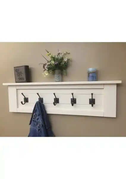 Umut Park Ahşap Dekoratif Askılık: Şık ve Fonksiyonel Duvar Aksesuarı