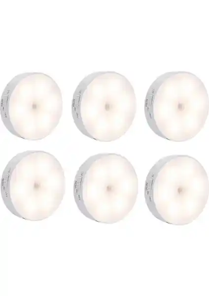 UniChrome 6 Adet Hareket Sensörlü USB Şarjlı LED Işık Lambası Seti Teknik Özellikleri ve Kullanım Avantajları