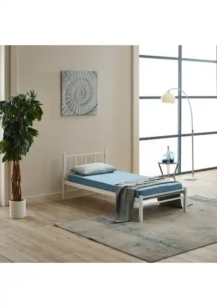 Unimet Atlas Tek Kişilik Metal Karyola Modern Tasarım ve Dayanıklılık Özellikleri