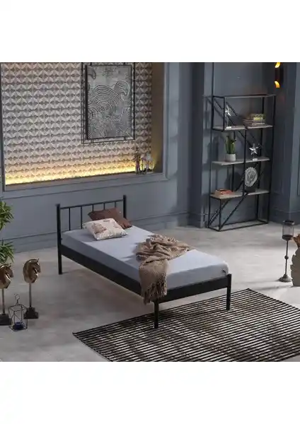 Unimet Falez-S Ferforje Metal Karyola Modern ve Dayanıklı Tasarımıyla Yatak Odalarınıza Şıklık Katar