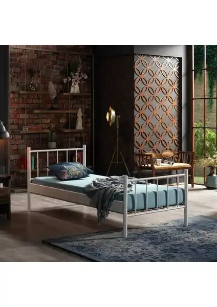 Unimet Falez Tek Kişilik Ferforje Metal Karyola: Modern ve Dayanıklı Tasarım Özellikleri