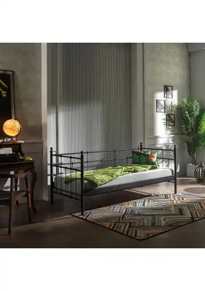 Unimet Lalas Günlük Tek Kişilik Metal Karyola Modern Tasarım ve Dayanıklılık Sunar