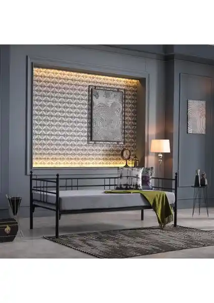 Unimet Soho Daybed: Modern ve Dayanıklı Metal Tek Kişilik Yatak Çözümü