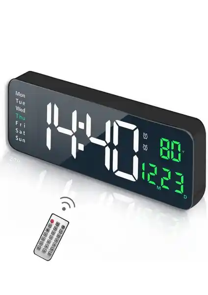 UpWay Kumandalı HD LED Ekranlı Dijital Masa ve Duvar Saati Özellikleri ve Kullanım Avantajları