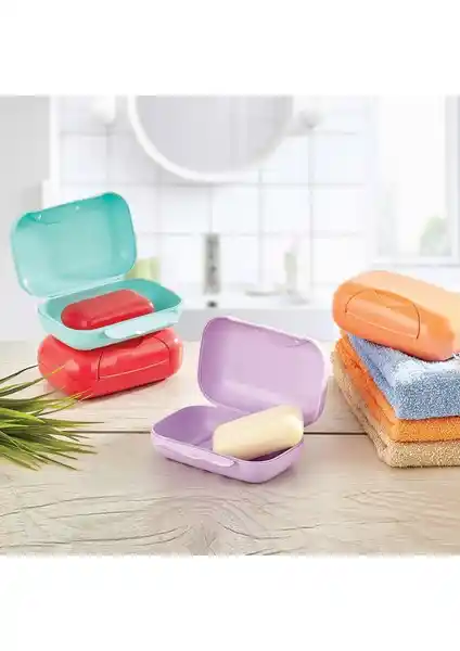 Urve M Ur-3144 Kilitli Kapaklı Sabunluk: Dayanıklı ve Estetik Pratik Mutfak ve Banyo Aksesuarı